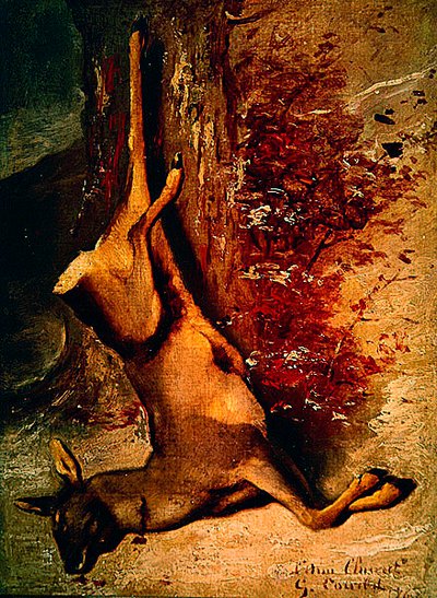 Il capriolo, 1876 da Gustave Courbet