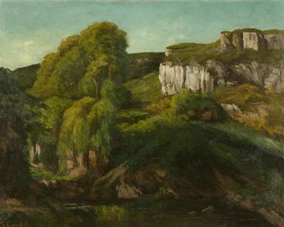 Valle della Loue, vicino a Ornans, c.1860 da Gustave Courbet