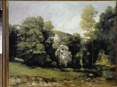 Veduta del fiume Breme da Gustave Courbet