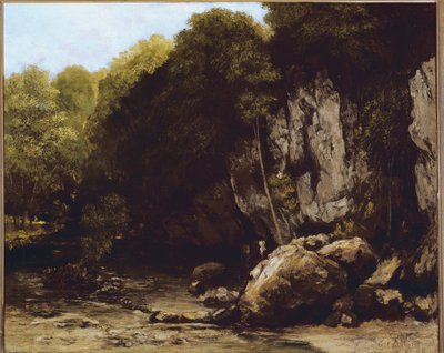 Veduta del sito di Le Puits-Noir vicino a Ornans da Gustave Courbet