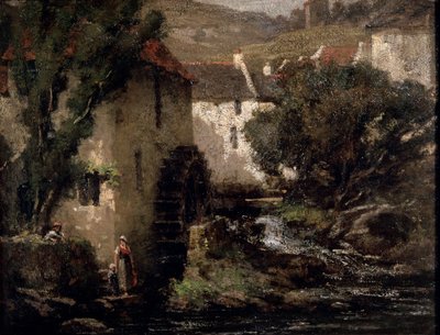 Mulino ad acqua, XIX secolo da Gustave Courbet