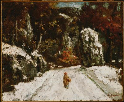 Inverno nel Giura da Gustave Courbet