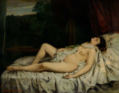 Dormire nudi da Gustave Courbet