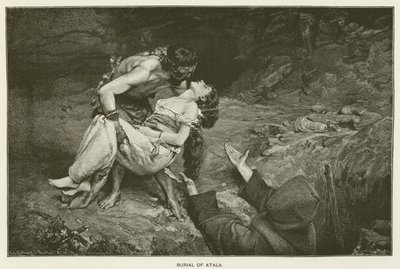 Sepoltura di Atala da Gustave Claude Etienne Courtois