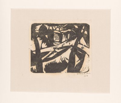 Paesaggio da Gustave De Smet (signed by artist)