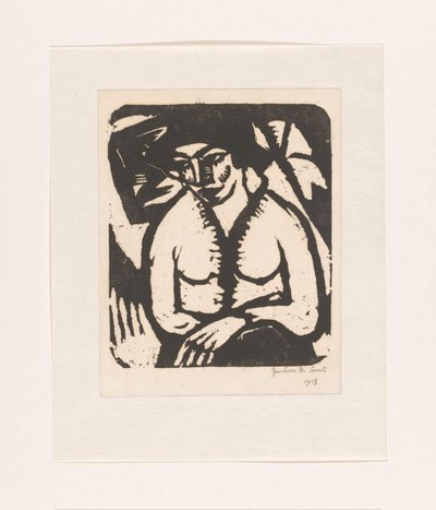 Donna seduta da Gustave De Smet (signed by artist)