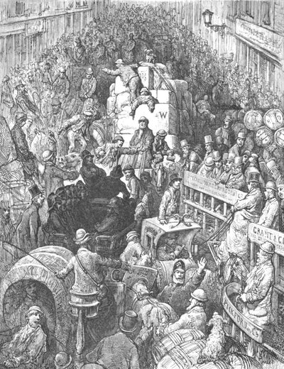 Una strada cittadina da Gustave Dore