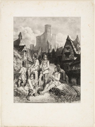 Un gruppo di guardie austriache da Gustave Dore