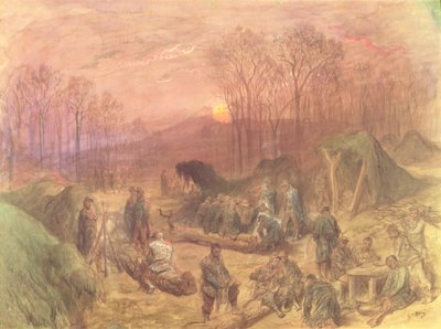 Un accampamento militare da Gustave Dore
