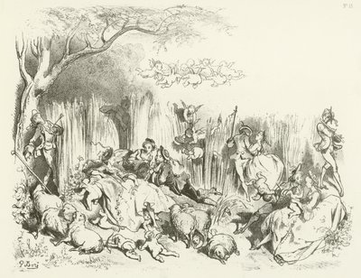 Una pastorale sotto Luigi XV da Gustave Dore