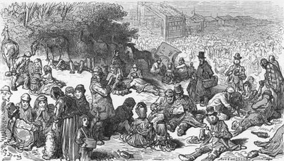 Uno schizzo sulle colline, 1872 da Gustave Dore