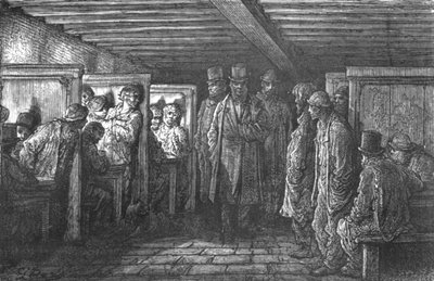 Una Caffetteria di Whitechapel da Gustave Dore