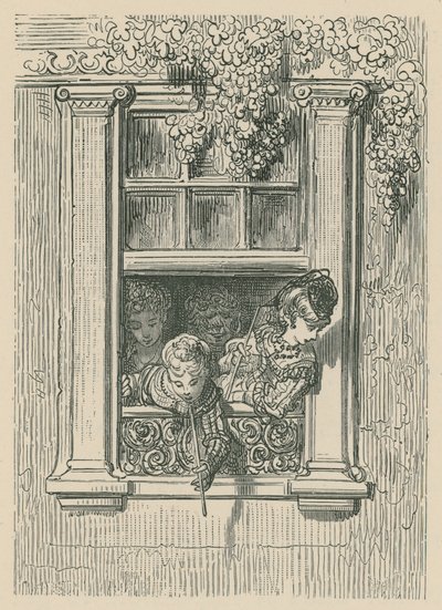 Una scena di vita londinese da Gustave Dore