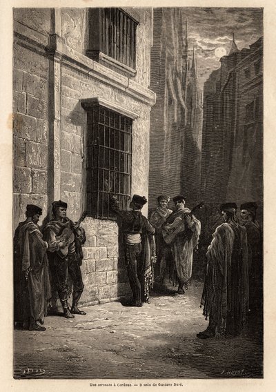 Una serenata al chiaro di luna, nelle strade di Cordoba, l