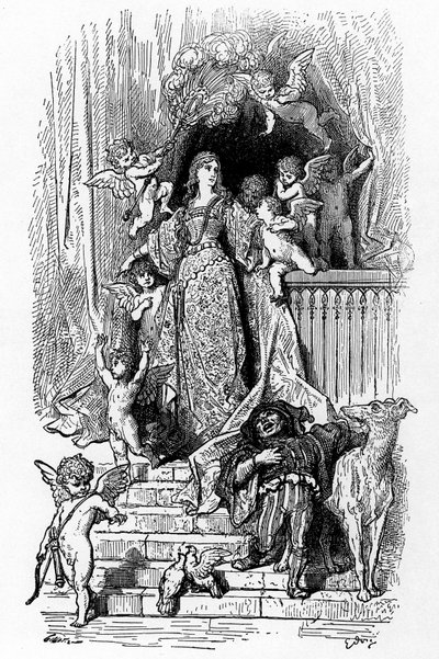 Alcina nella sua gloria da Gustave Dore