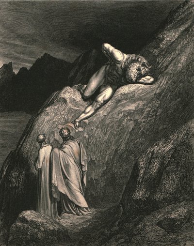 E lì, al punto della cresta divisa, giaceva disteso l