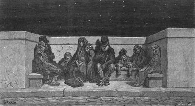 Addormentato sotto le stelle, 1872 da Gustave Dore