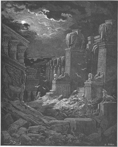 Babilonia è Caduta, 1897 da Gustave Dore
