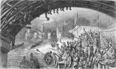 Barnes Bridge, 1872 da Gustave Dore