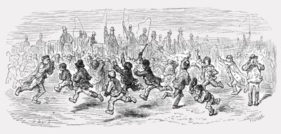 Barnes Common - Chiamare le carrozze da Gustave Dore