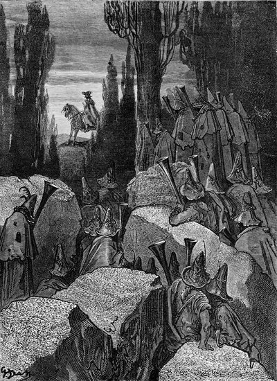 Barone di Münchausen: Briganti, di Doré da Gustave Dore