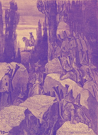 Barone di Münchausen: Briganti, di Doré da Gustave Dore