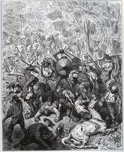 Battaglia con i mulattieri - Gli Yangois usavano i loro bastoni - da 