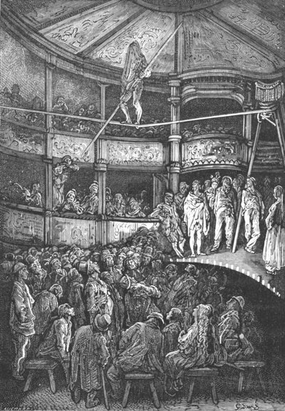 Blondin a Shoreditch da Gustave Dore