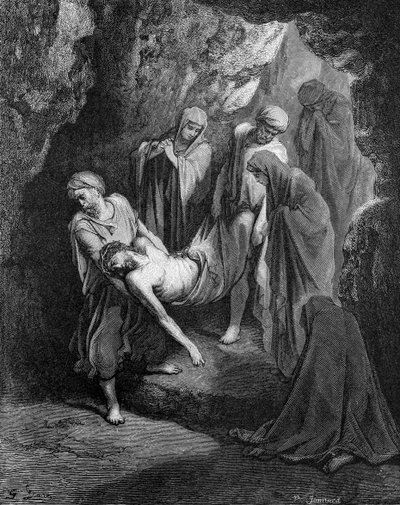 Sepoltura di Gesù da Gustave Dore