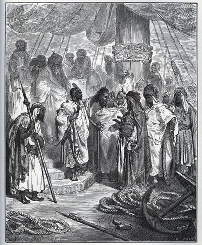 Storia del prigioniero. La testa di Pagano Doria tagliata dagli arabi - Gli arabi gli tagliarono la testa e la portarono al generale della flotta turca - da 
