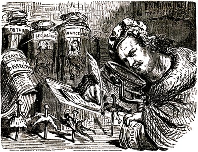 Cartone animato di Honoré de Balzac di Gustave Doré per i 