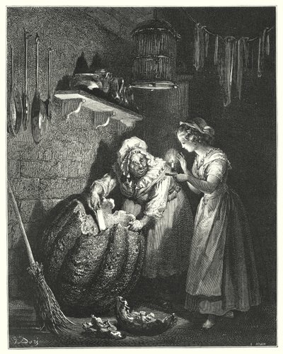 Cenerentola (incisione) da Gustave Dore