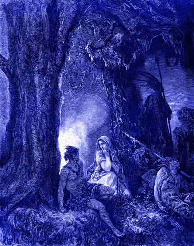 Chactas e Atala, incisione da Gustave Dore