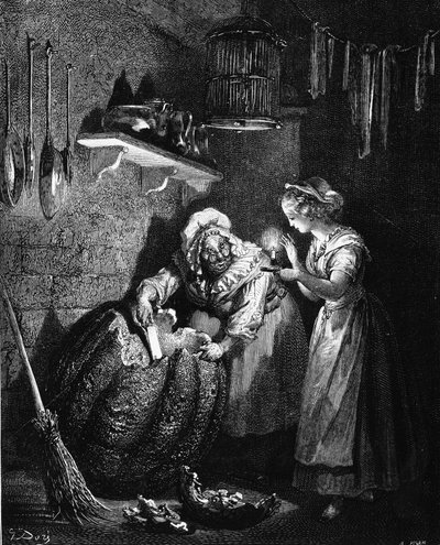 Cenerentola: illustrazione di Gustave Doré - in 