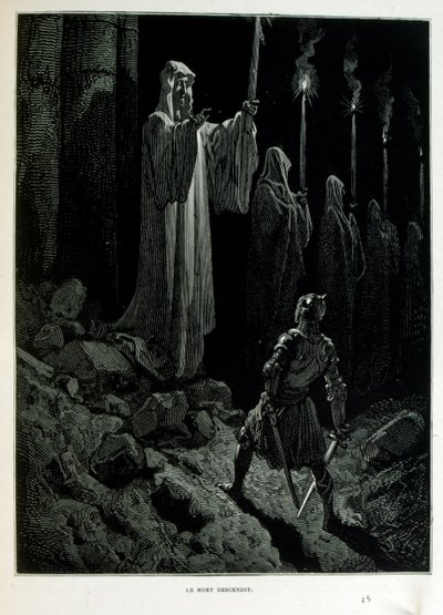 Croque-Mitaine; illustrazione del 1863, di Gustave Doré (1832-1883); artista francese, incisore, illustratore. Croque-Mitaine (l