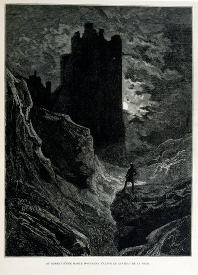Croque-Mitaine; illustrazione del 1863, di Gustave Doré (1832-1883); artista francese, incisore, illustratore. Croque-Mitaine (l