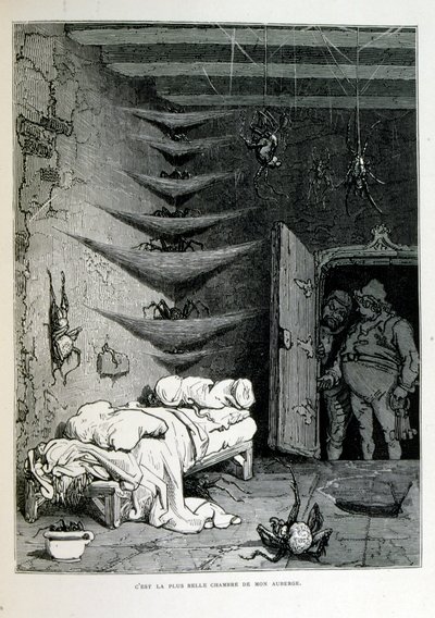 Croque-Mitaine; illustrazione del 1863, di Gustave Doré (1832-1883); artista francese, incisore, illustratore. Croque-Mitaine (l