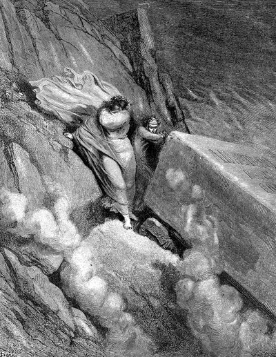 Dante e Virgilio al bordo dell