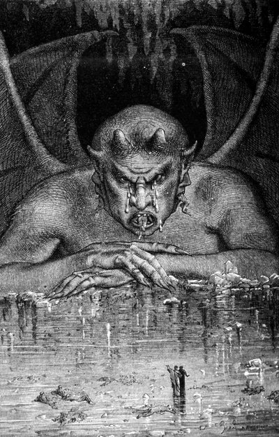 Dante e Virgilio attraversano l