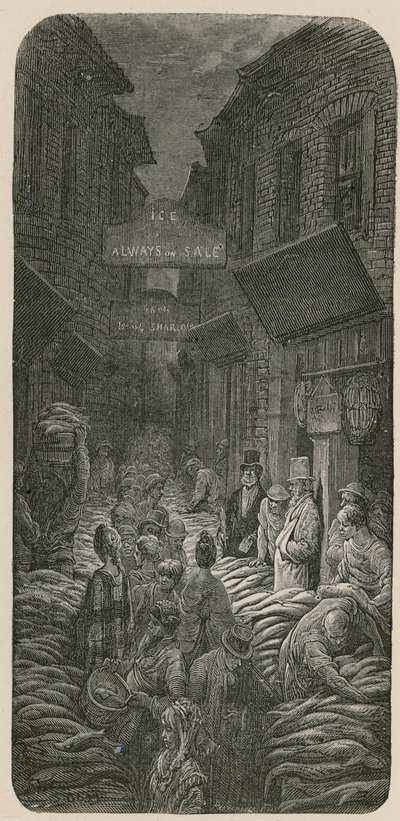 Dark Horse Lane, Billingsgate da Gustave Dore
