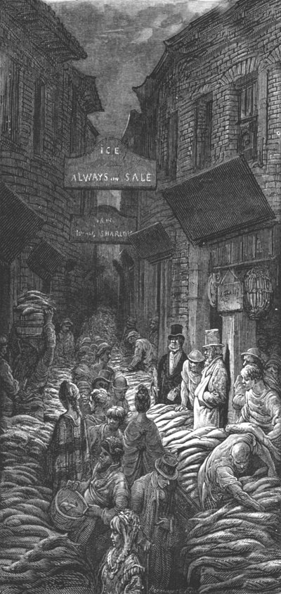 Dark House Lane - Billingsgate da Gustave Dore