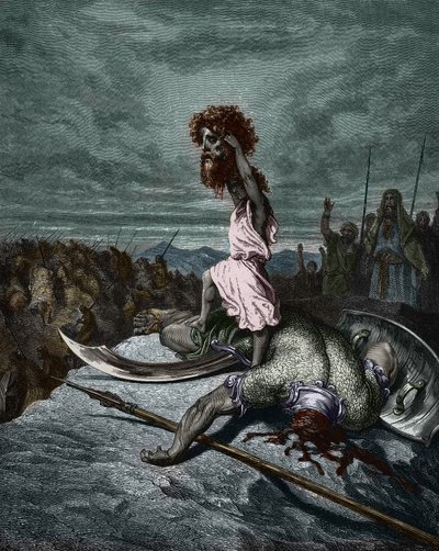 Davide con la testa di Golia, di Gustave Doré da Gustave Dore