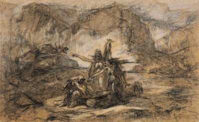 Le tre streghe del Macbeth di Shakespeare da Gustave Dore