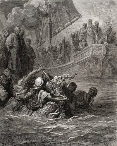 La morte di Almoadam, illustrazione da 