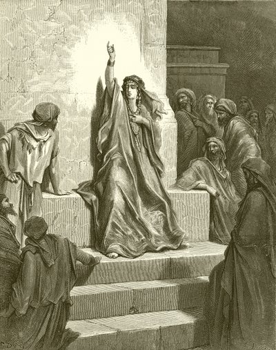 Deborah (incisione) da Gustave Dore