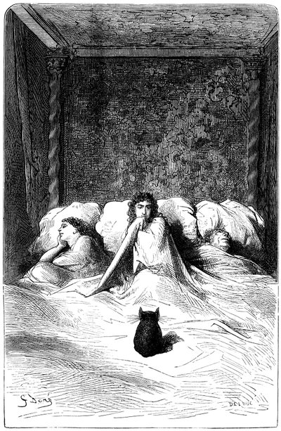 Incisione di Gustave Dore che illustra il romanzo di Theophile Gautier 