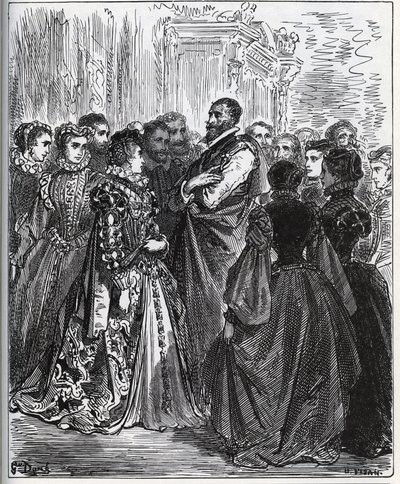 Serata organizzata da Don Antonio - da "Don Chisciotte della Mancia" di Miguel Cervantes da Gustave Dore