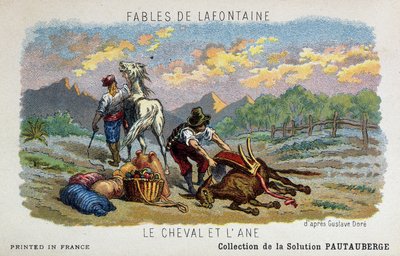 Favola di La Fontaine: il cavallo e l