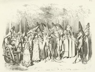 Mode sotto il Direttorio 1798. Gli Incroyables da Gustave Dore