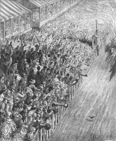 Arrivo della corsa da Gustave Dore